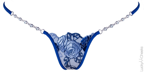 Blue Lagoon - Luxury Mini G-String